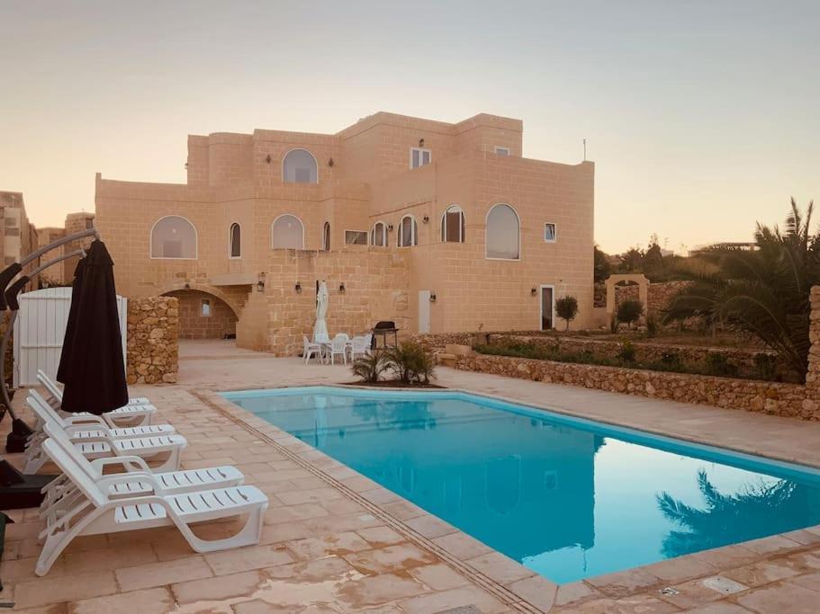 Farmhouse Villa With Large Pool And Garden In Gozo 가르브 외부 사진