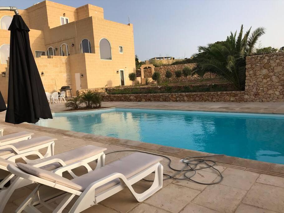 Farmhouse Villa With Large Pool And Garden In Gozo 가르브 외부 사진